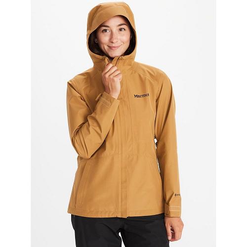 Marmot Rain Jacket Yellow NZ - Minimalist Jackets Womens NZ3052864